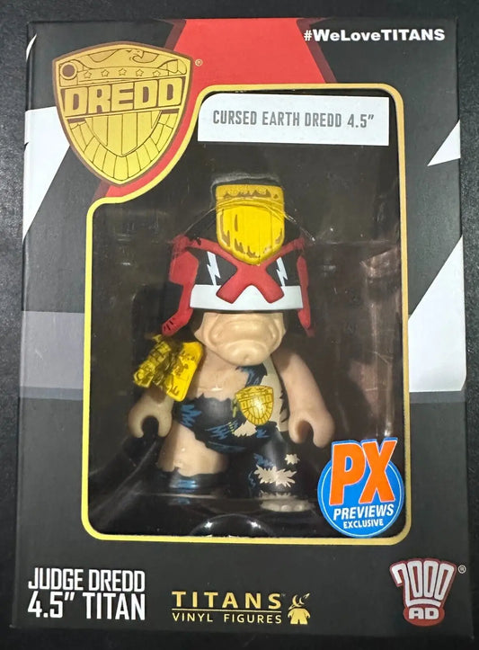 Cursed Earth Judge Dredd vinyl figure from 2000AD Titans Judge exclusive collection