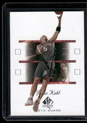 2001-02 Upper Deck SP Authentic Jason Kidd #55 Basketball - Basketball Card