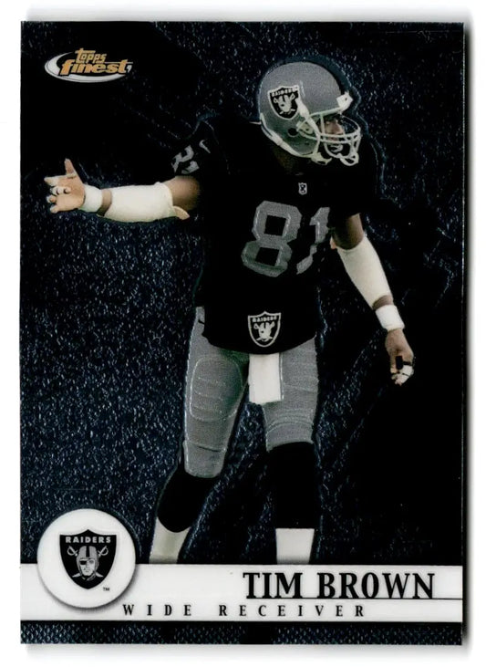 2001 Finest #38 Tim Brown - Trading Card