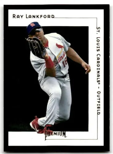 Ray Lankford 2001 Fleer Premium baseball card with original gloss, Cardinals ID:42791