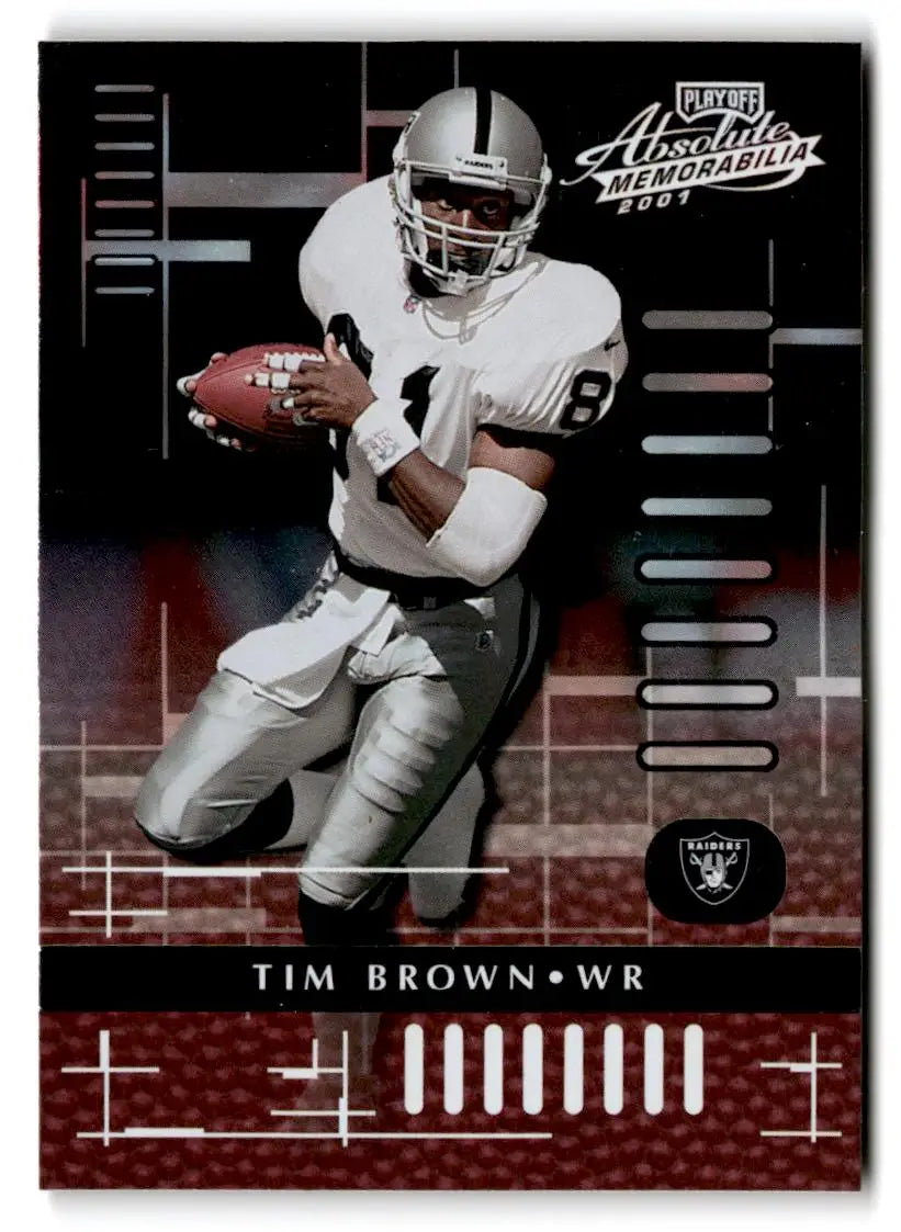 2001 Playoff Absolute Memorabilia #69 Tim Brown - Trading Card