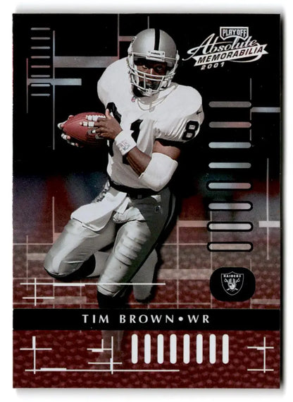 2001 Playoff Absolute Memorabilia #69 Tim Brown - Trading Card