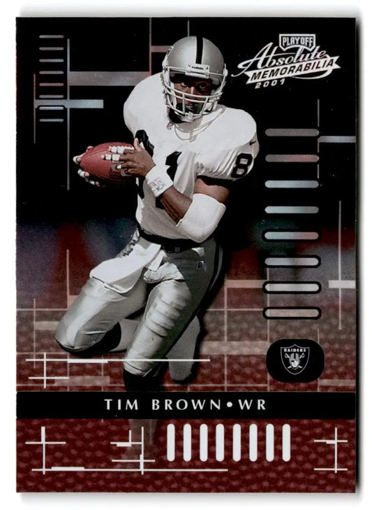 2001 Playoff Absolute Memorabilia #69 Tim Brown - Trading Card
