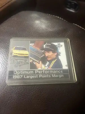 Dale Earnhardt Press Pass trading card from 2001 Optima Performance collection