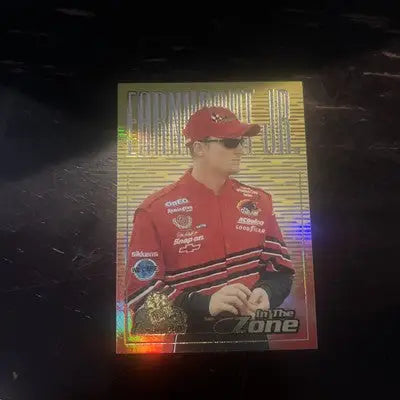 Jeff Gordon Trading Card from 2001 Press Pass Premium Dale Earnhardt Jr In The Zone Card