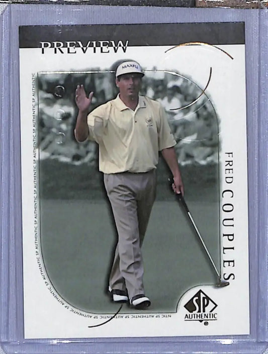 Fred Couples Upper Deck golf card from 2001 Upper Deck SP Authentic Preview