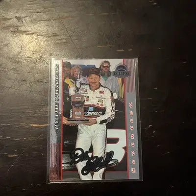 Signed Dale Earnhardt trading card from Press Pass Eclipse 2002 collection