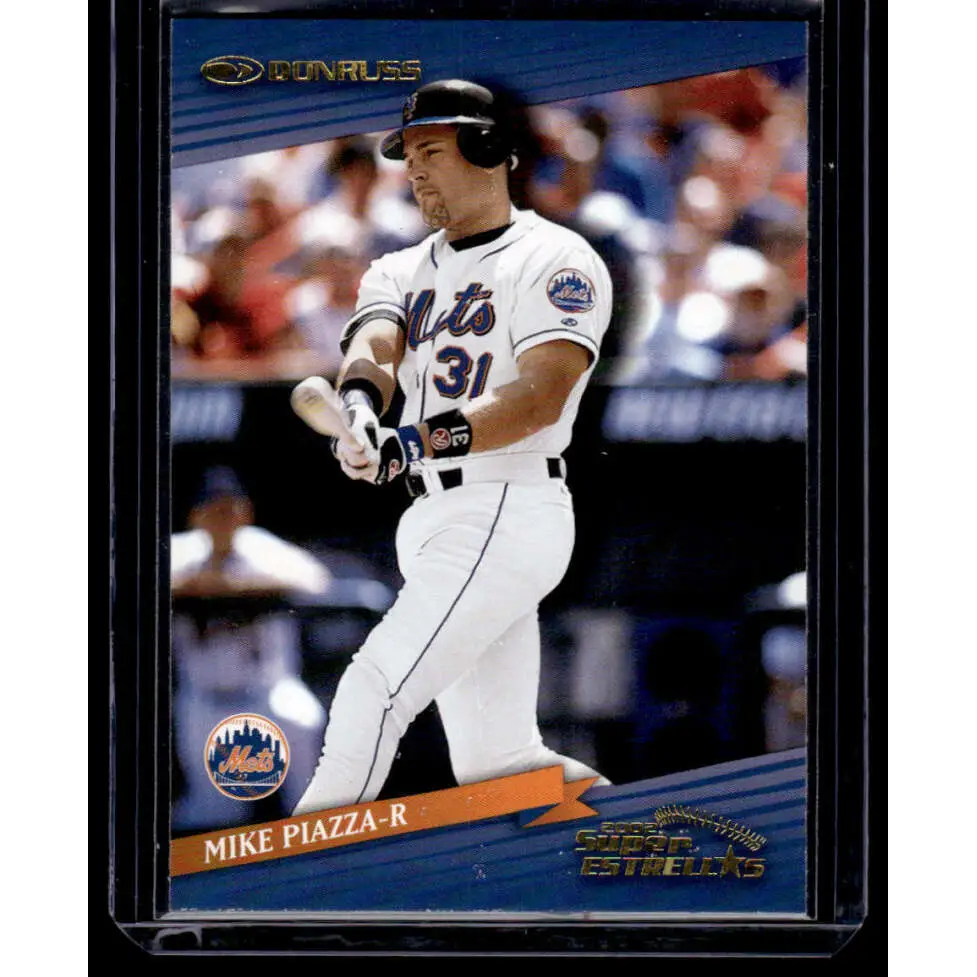 2002 Donruss Super Estrellas #52 Mike Piazza EX/NM New York Mets Baseball Card
