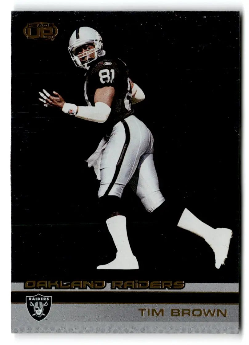 2002 Pacific Heads Up #86 Tim Brown - Trading Card
