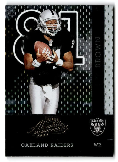 2002 Playoff Absolute Memorabilia #130 Tim Brown - Trading Card