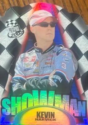 Kevin Harvick racing card from Press Pass 2002 Showman series