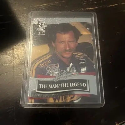 2002 Press Pass VIP Dale Earnhardt trading card showcasing racing legend’s iconic career