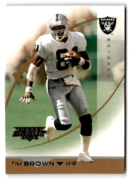 2002 Topps Debut #10 Tim Brown - Trading Card
