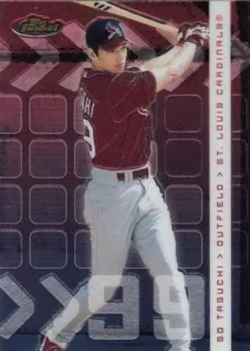 2002 Topps Finest #50 So Taguchi NM-MT RC Rookie Cardinals with original gloss finish