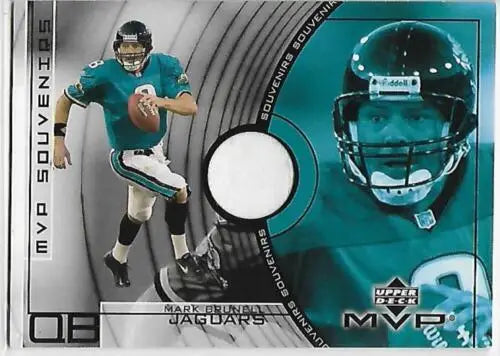 Mark Brunell 2002 Upper Deck MVP Souvenirs football card original gloss NM-MT Jaguars