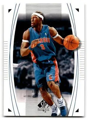 Ben Wallace 2003-04 SP Authentic trading card showcasing a basketball legend
