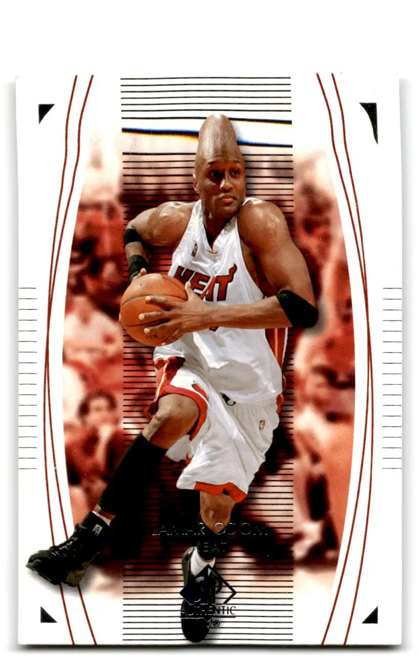 2003-04 SP Authentic #42 Lamar Odom - Trading Card