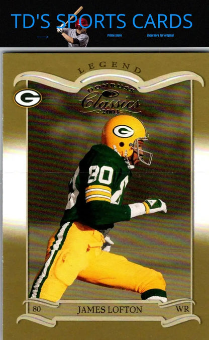 James Lofton football trading card from Donruss Classics 2003 series