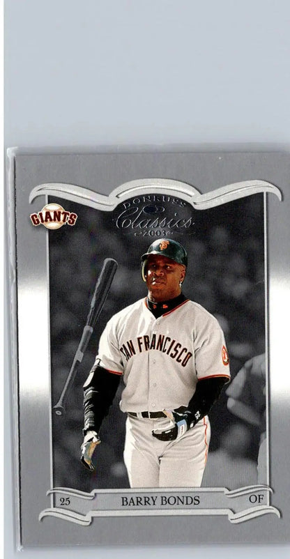 2003 Donruss Classics Barry Bonds baseball card featuring 2000 Upper Deck Golden Classics