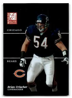 Brian Urlacher 2003 Donruss Elite trading card featuring the NFL star linebacker