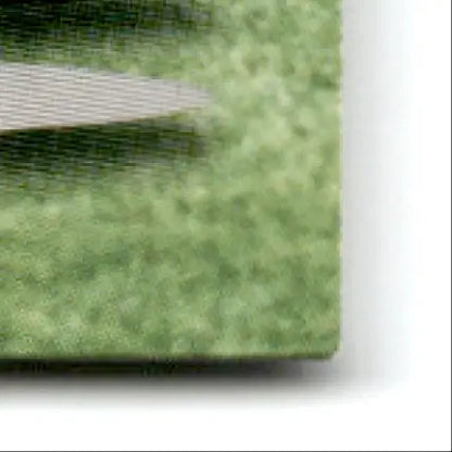 Green abrasive sanding block for Fleer Football Ultra Jerry Rice collectible card