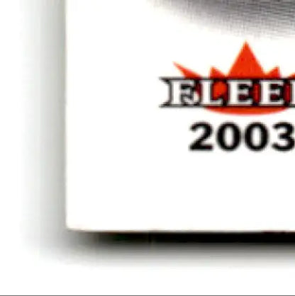 Fleer Football Ultra Jerry Rice collectible with red maple leaf design on white rectangle