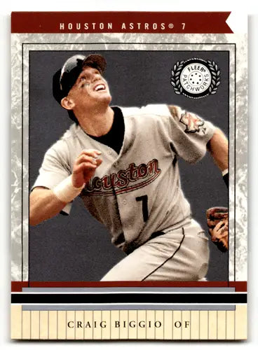 2003 Fleer Patchworks #7 Craig Biggio NM-MT Astros ID:57942 - Trading Cards