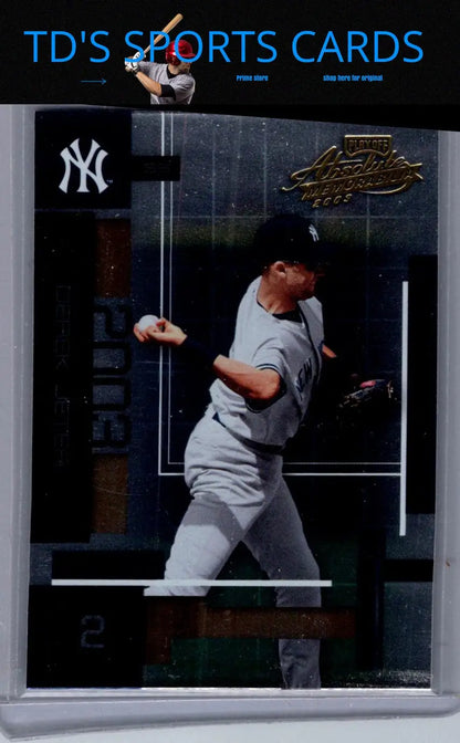 Baseball card featuring Derek Jeter from 2003 Playoff Absolute Memorabilia collection