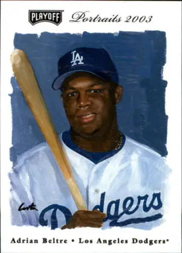 2003 Playoff Portraits #121 Adrian Beltre NM-MT Dodgers original gloss baseball card