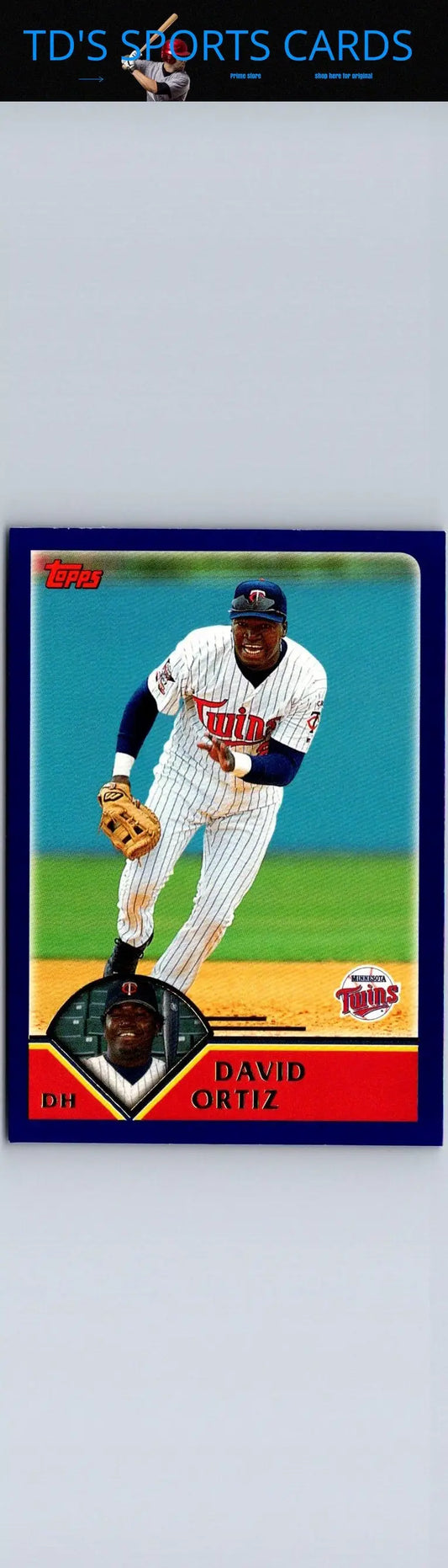 David Ortiz 2003 Topps #26 Home Team Advantage baseball card for collectors