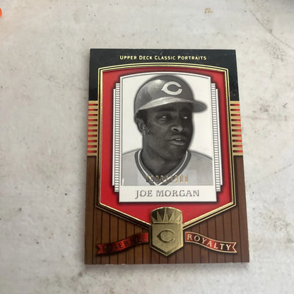 Joe Morgan baseball card from 2003 Upper Deck Classic Portraits series, limited /1200