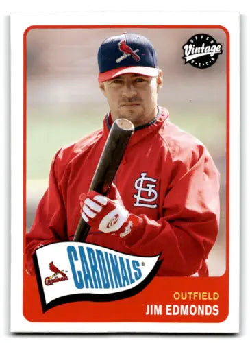 Jim Edmonds 2003 Upper Deck Vintage #47 baseball card with original gloss from Cardinals