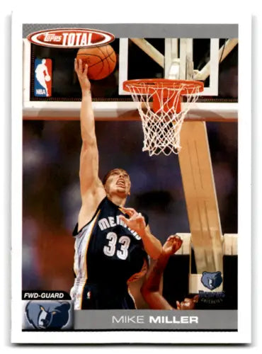 2004-05 Topps Total #90 Mike Miller basketball card with original gloss for Grizzlies fans