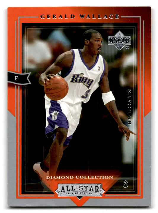 2004-05 Upper Deck All-Star Lineup Gerald Wallace #8 Bobcats - Trading Card
