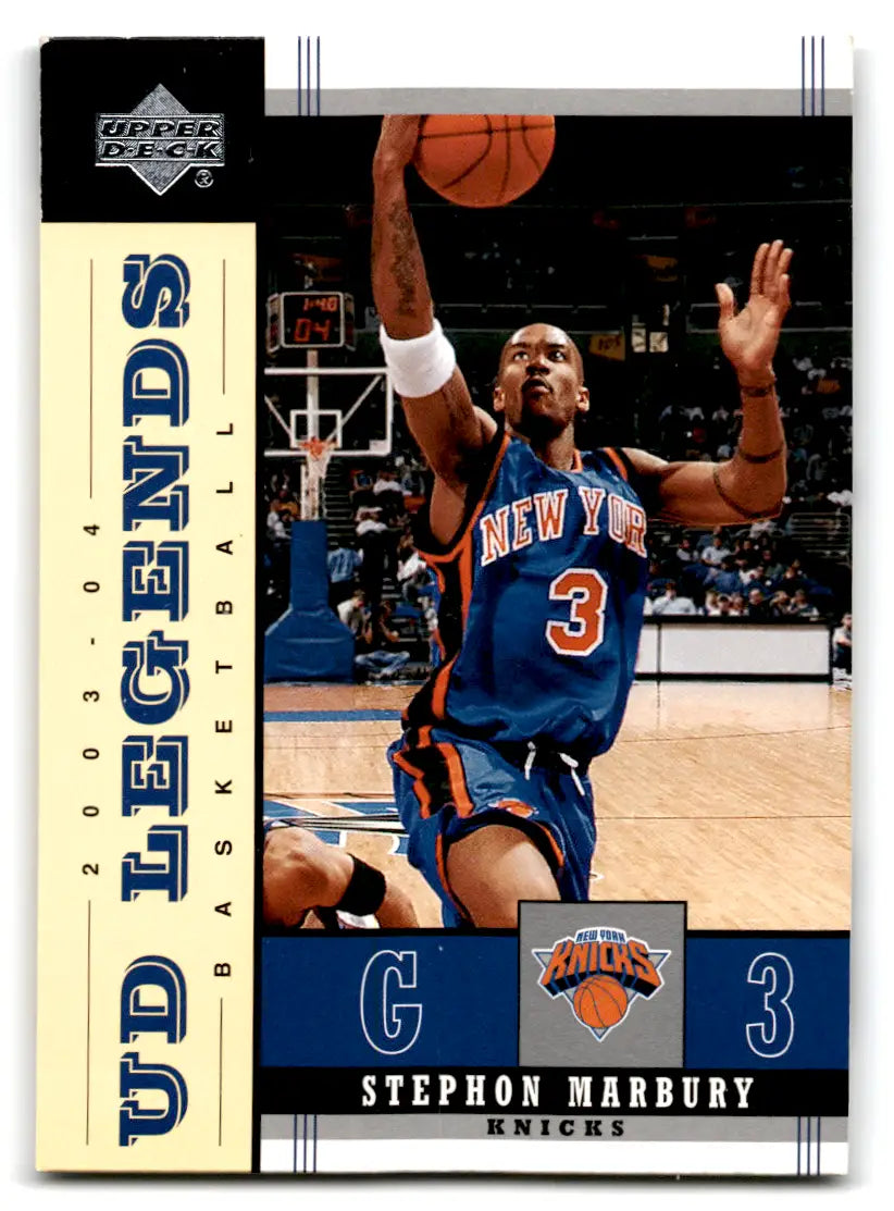 2004-05 Upper Deck UD Legends Stephon Marbury #59 Knicks - Trading Card