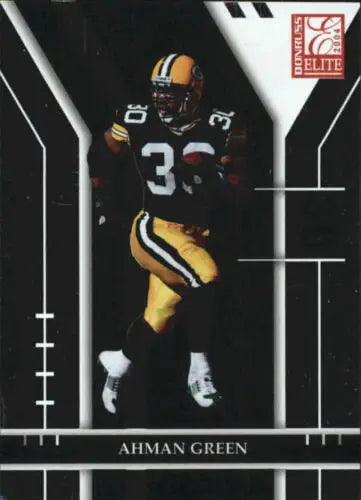 Ahman Green 2004 Donruss Elite football card with original gloss, Packers ID:3654