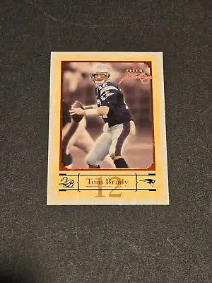 Tom Brady football card from Fleer Sweet Sigs 2004 Fleer Sweet series