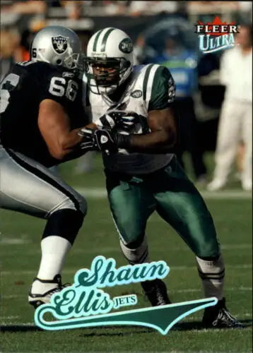2004 Fleer Ultra #89 Shaun Ellis NM-MT NY Jets original gloss football card