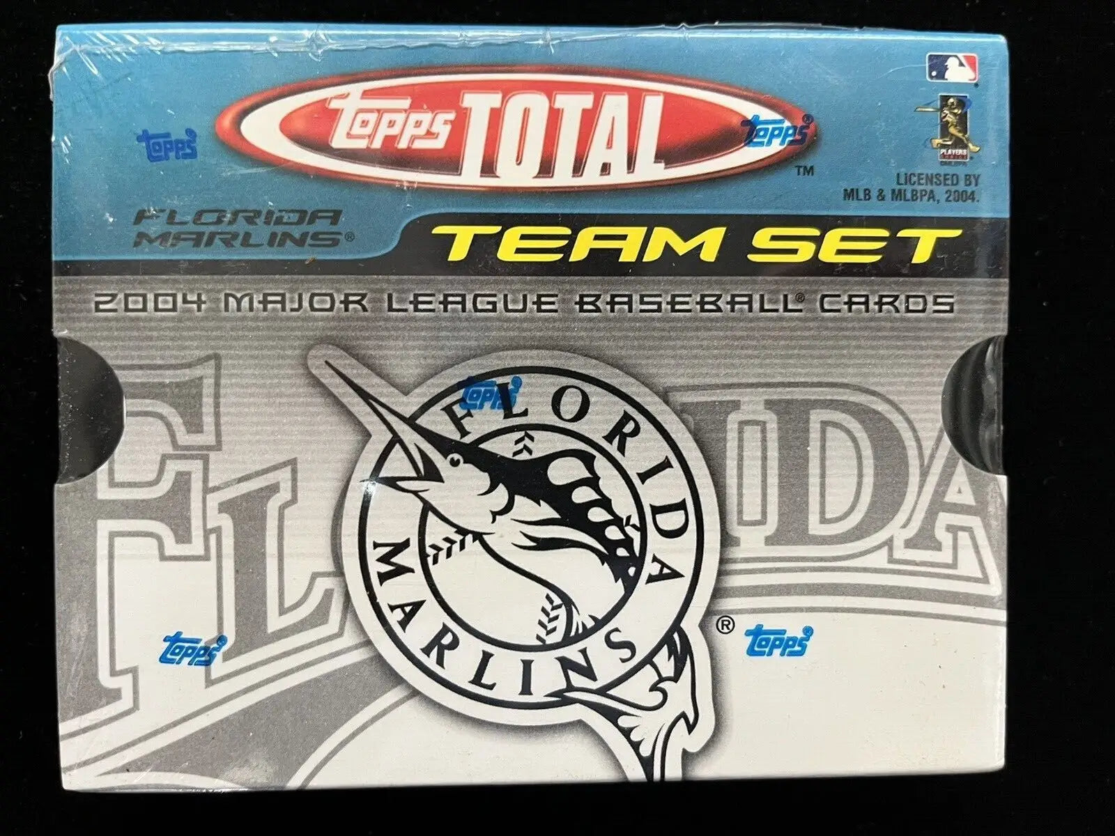 Sealed 2004 Topps Total Florida Marlins Team Sets box for Major League Baseball collectors