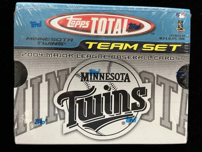 Sealed 2004 Topps Total Minnesota Twins team set from Major League Baseball collection