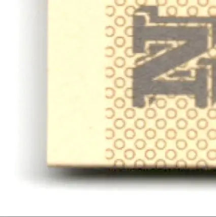 Light-colored rectangular card with small circle pattern and dark N from Upper Deck Football Legends Jerry Rice series