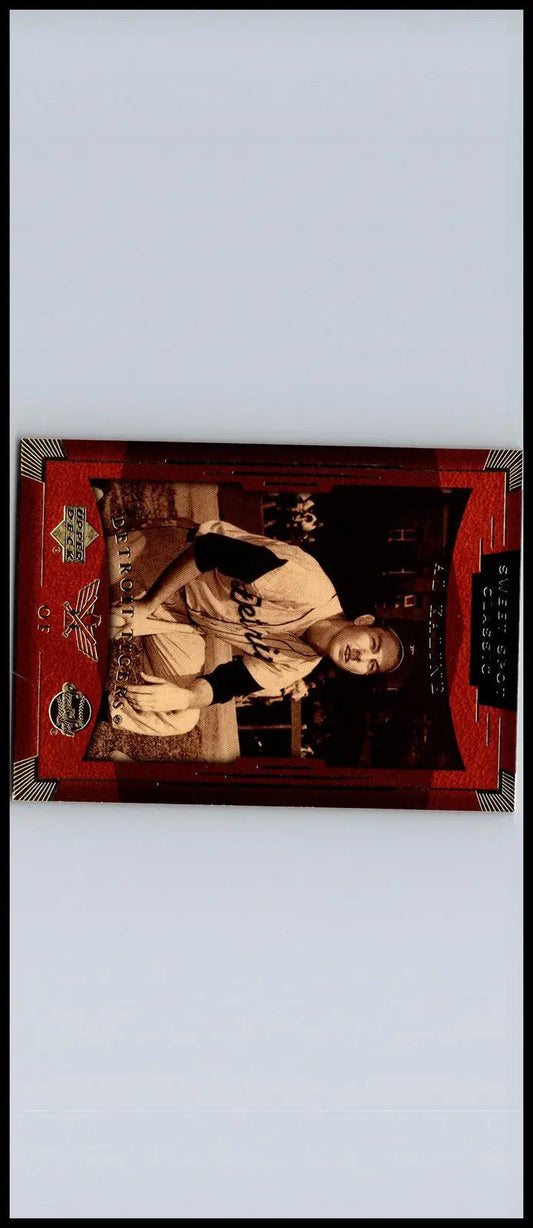 Vintage baseball card featuring 2004 Upper Deck Sweet Spot Classic Al Kaline collectible