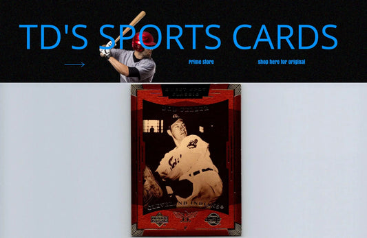 Vintage baseball card featuring Bob Feller from 2004 Upper Deck Sweet Spot Classic