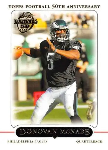 2005 Topps #175 Donovan McNabb football card with original gloss, NM-MT condition