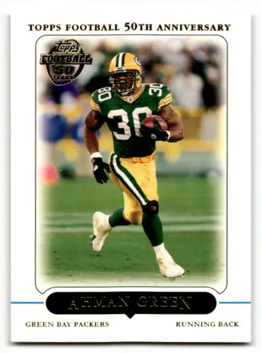 2005 Topps Ahman Green football card with original gloss NM-MT Packers Simply Sandoval