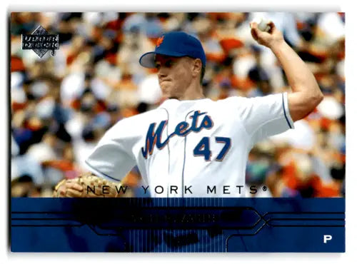 2005 Upper Deck Tom Glavine baseball card with original gloss from Mets collection