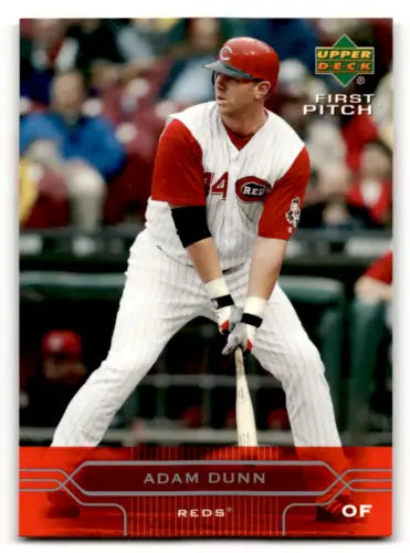 2005 Upper Deck First Pitch #50 Adam Dunn baseball card in original gloss condition