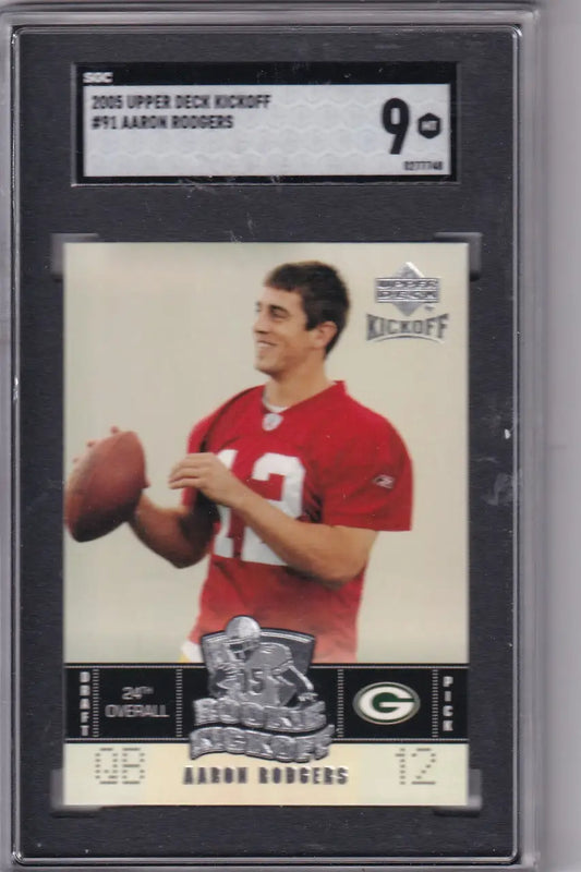 2005 Upper Deck Kickoff SGC 9 #91 Aaron Rodgers - Green Bay Packers