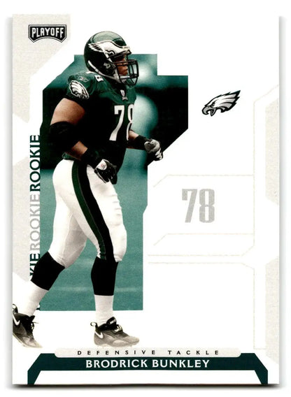 2006 Playoff NFL Playoffs #105 Brodrick Bunkley - Trading Card