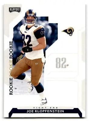 Joe Klopfenstein 2006 Playoff NFL Playoffs #109 trading card display image